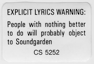 Sarcastic lyrics warning
